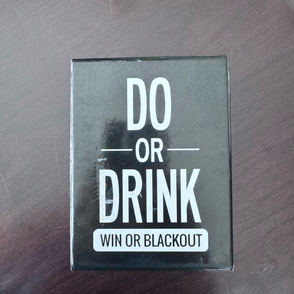 Do or Drink Win or Blackout Adult Party Game. Like new